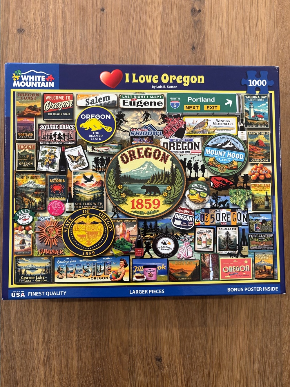 WHITE MOUNTAIN JIGSAW PUZZLE
